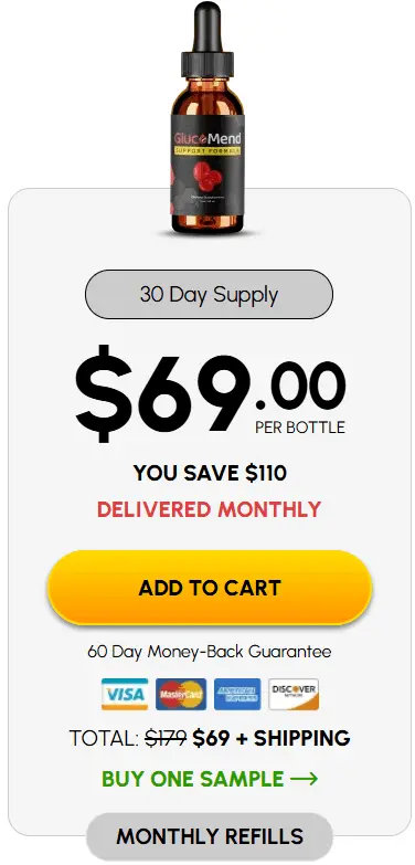 Buy GlucoMend 1 Bottle